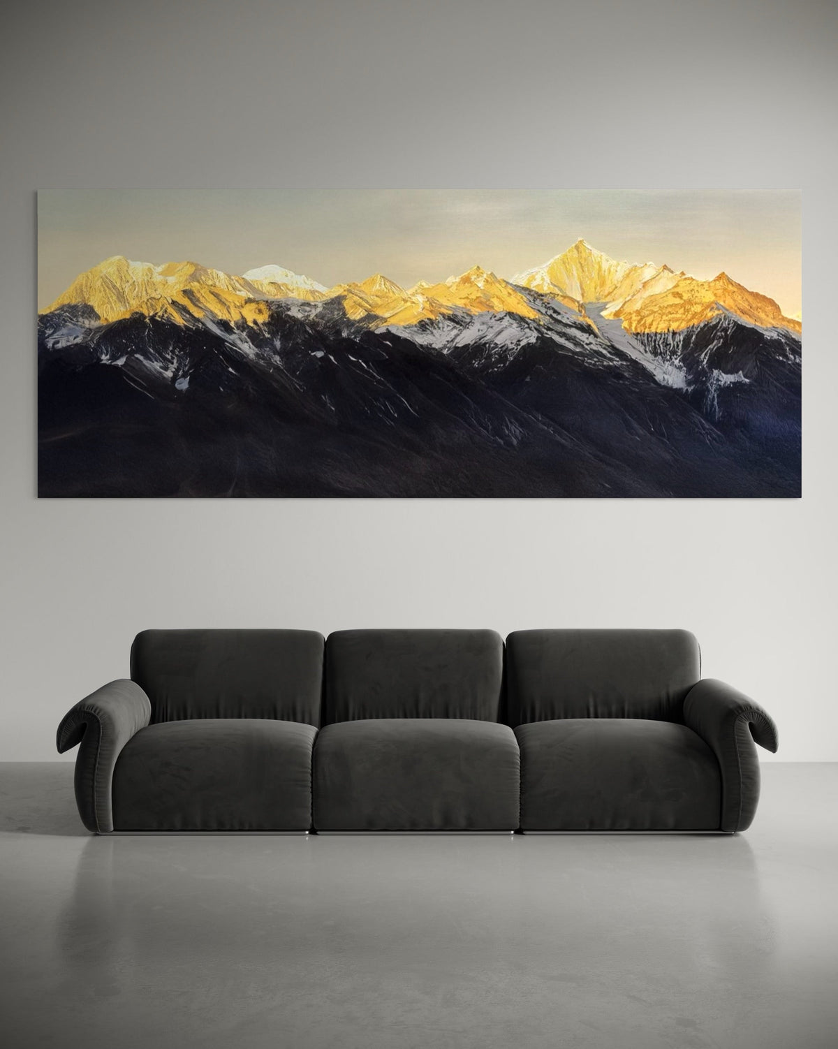 Golden Summit - Hand Painting