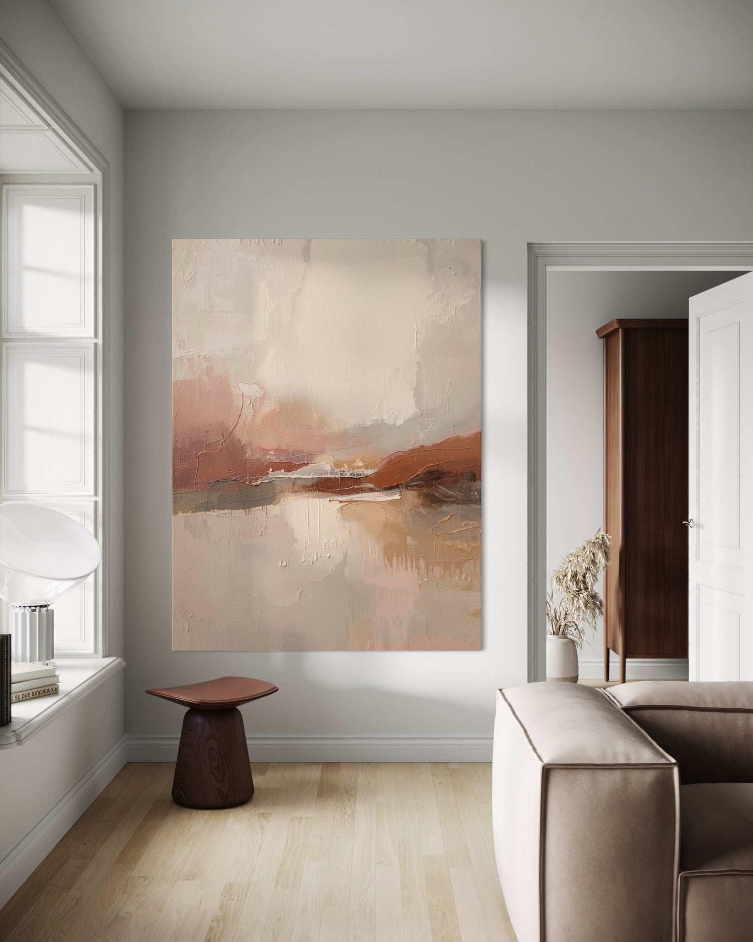Dusty Dunes Pink Wall Art