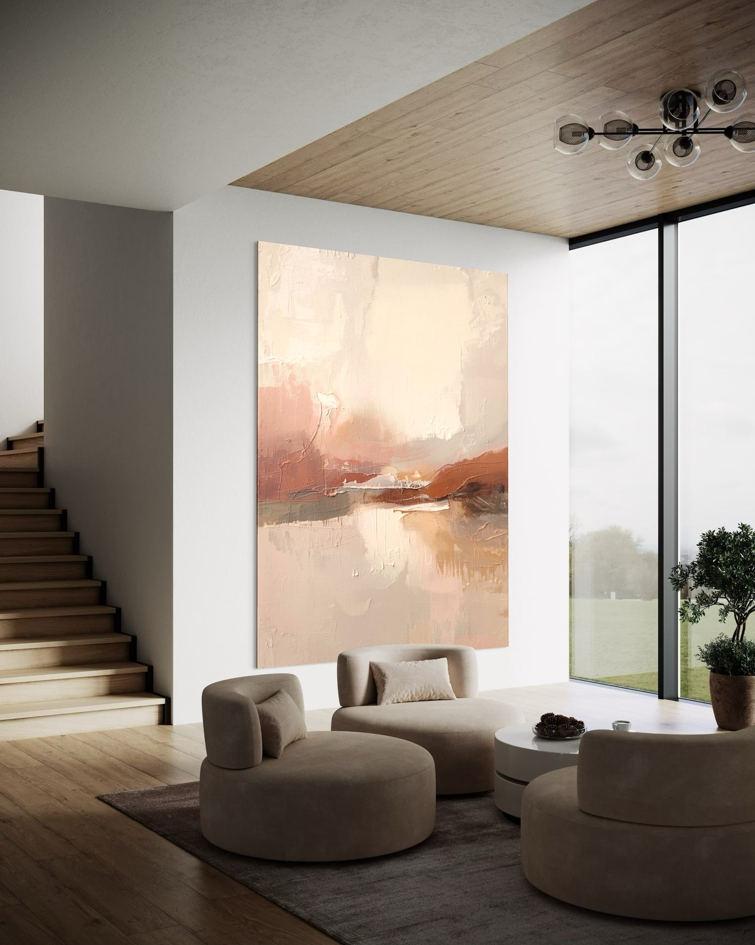 Dusty Dunes Pink Wall Art