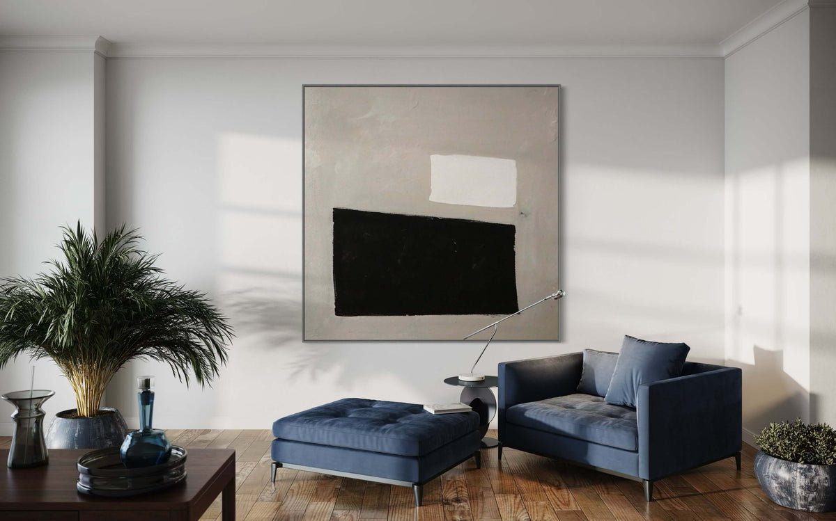 Shadowed Beige - Hand Painting