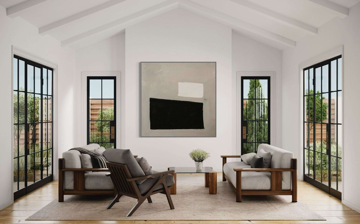 Shadowed Beige - Hand Painting