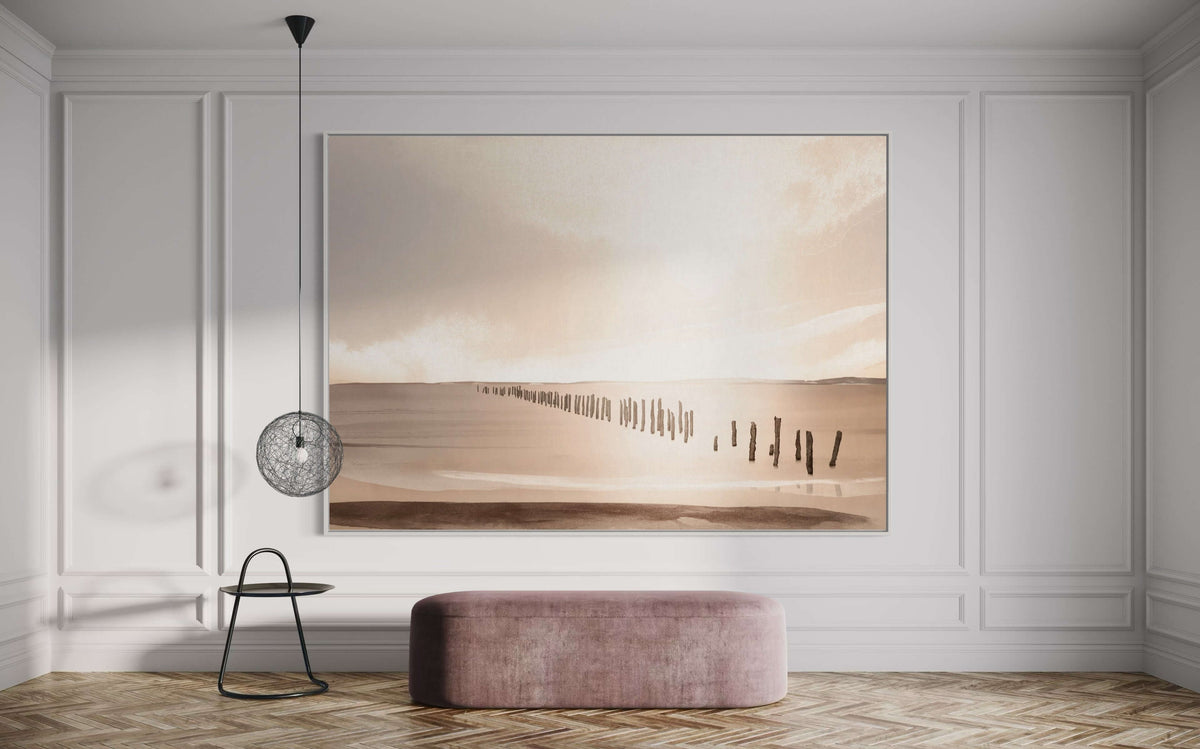 Bridport Sunset - Hand Painting