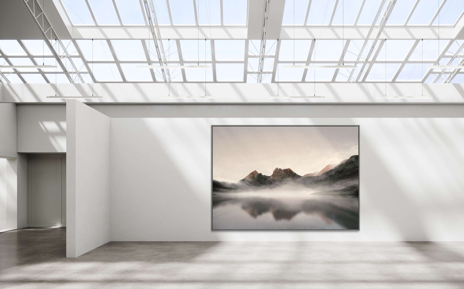 Amanecer en la montaña Cradle  Dining Room Wall Art