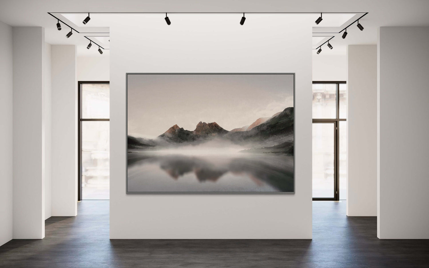 Amanecer en la montaña Cradle  Dining Room Wall Art