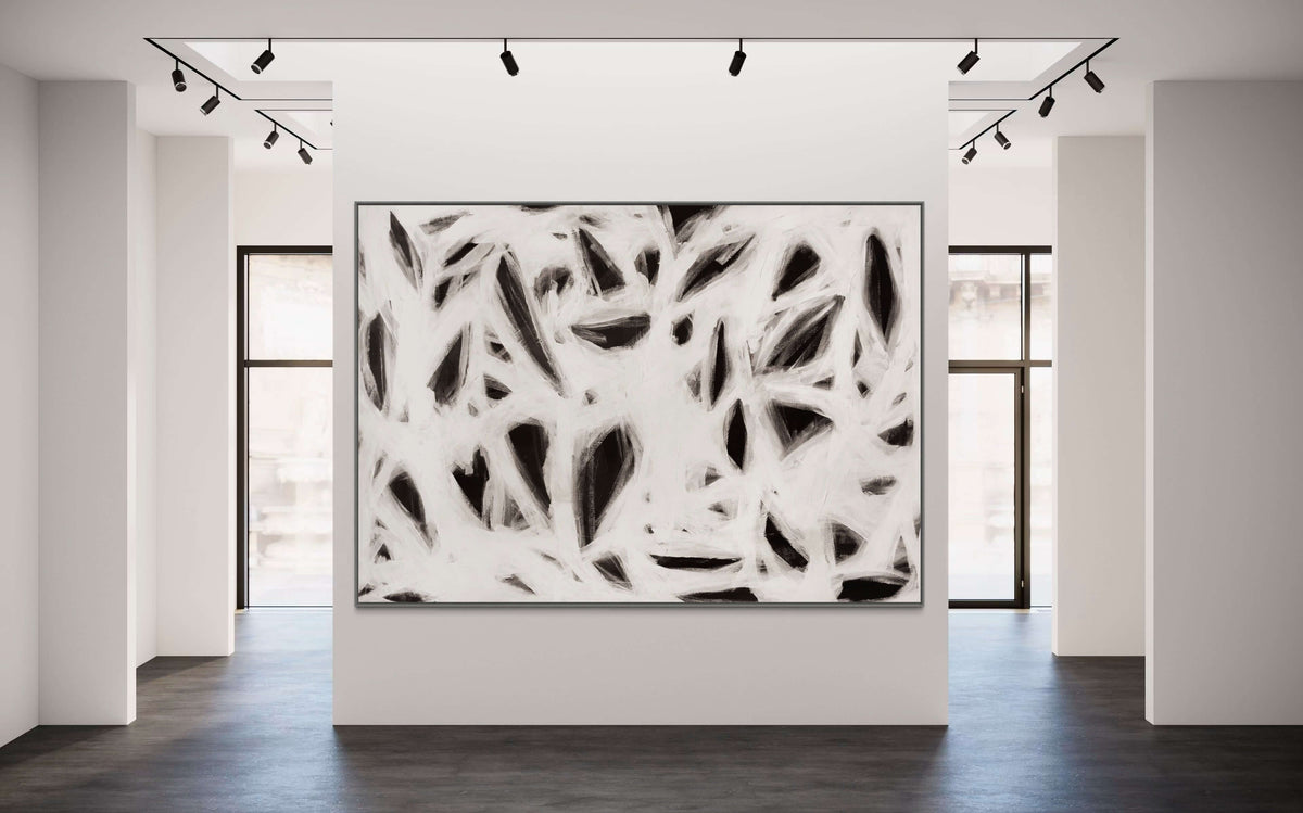 Hidden Heart Abstract - Hand Painting