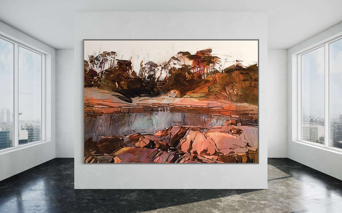 Honeymoon Bay - Hand Painting