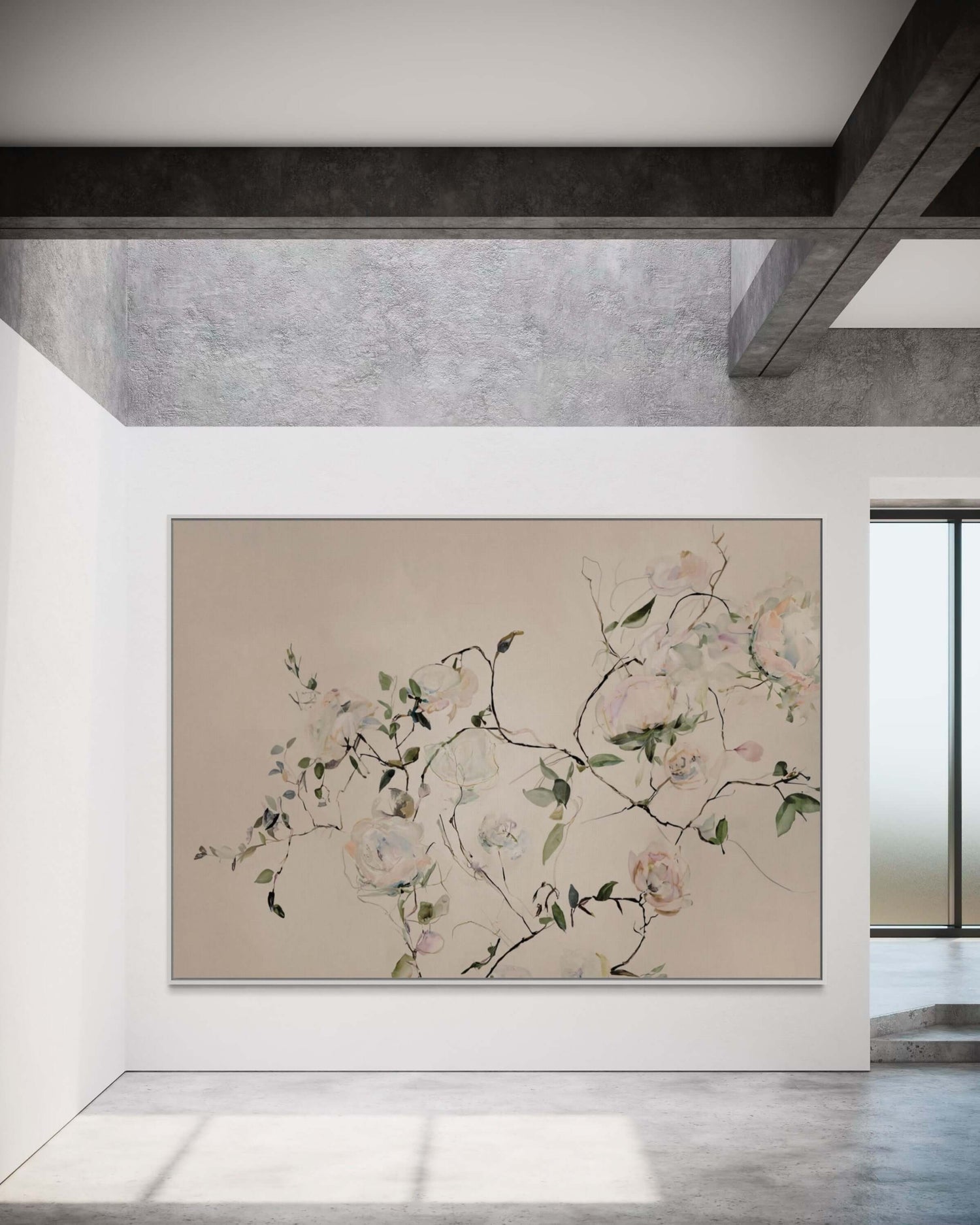 Vigne pastel Wabi Sabi Wall Art
