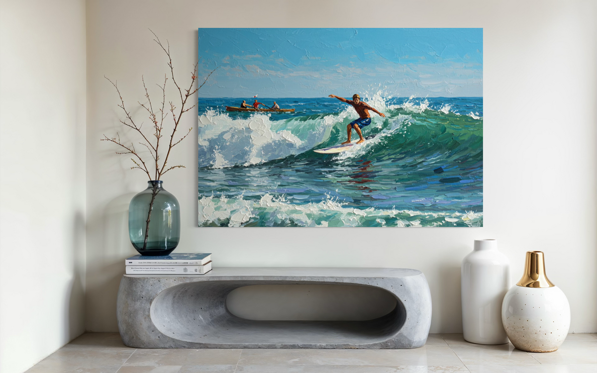 The Summer Current - Hand Painting