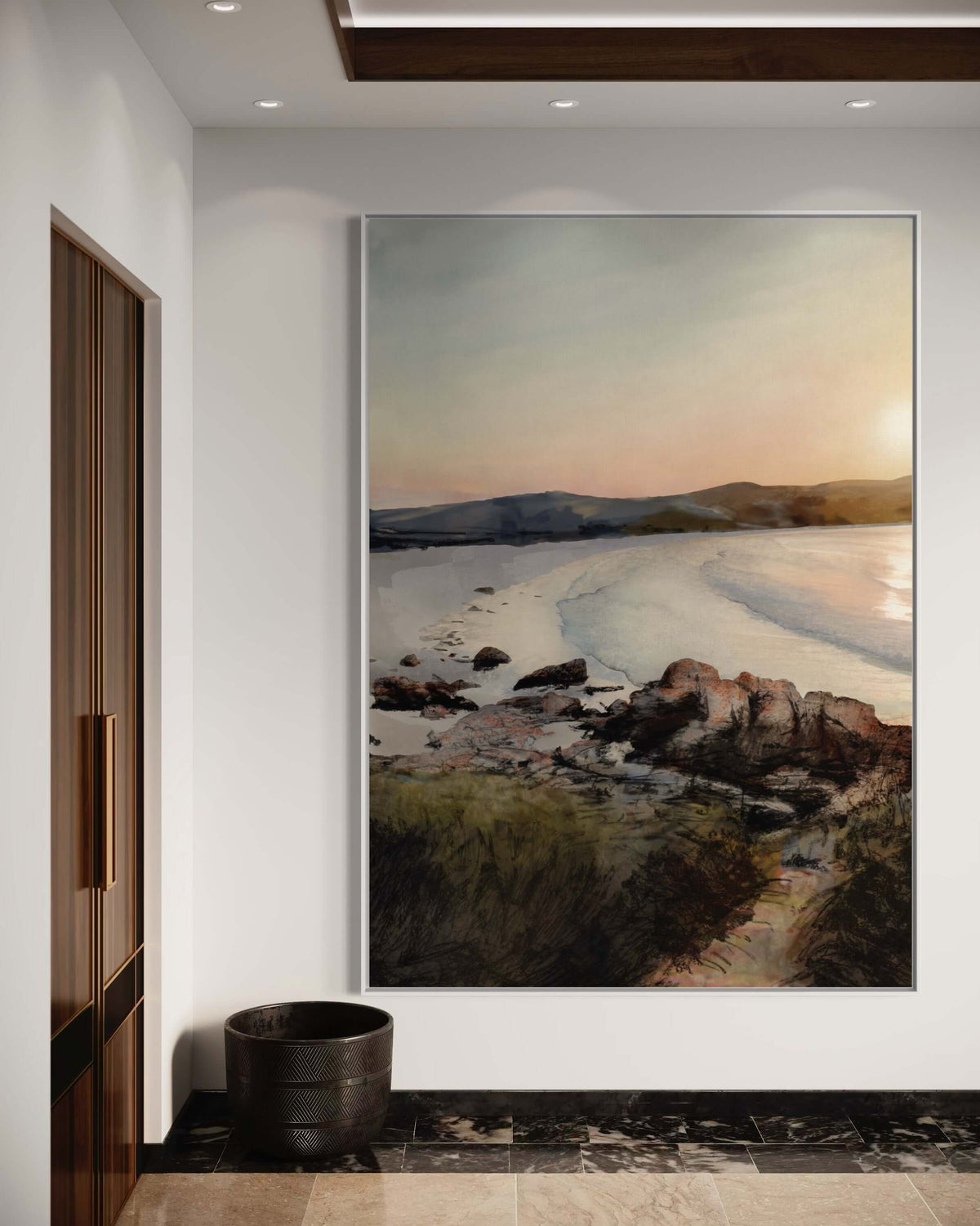 Binalong Bay Beach - Hand Painting