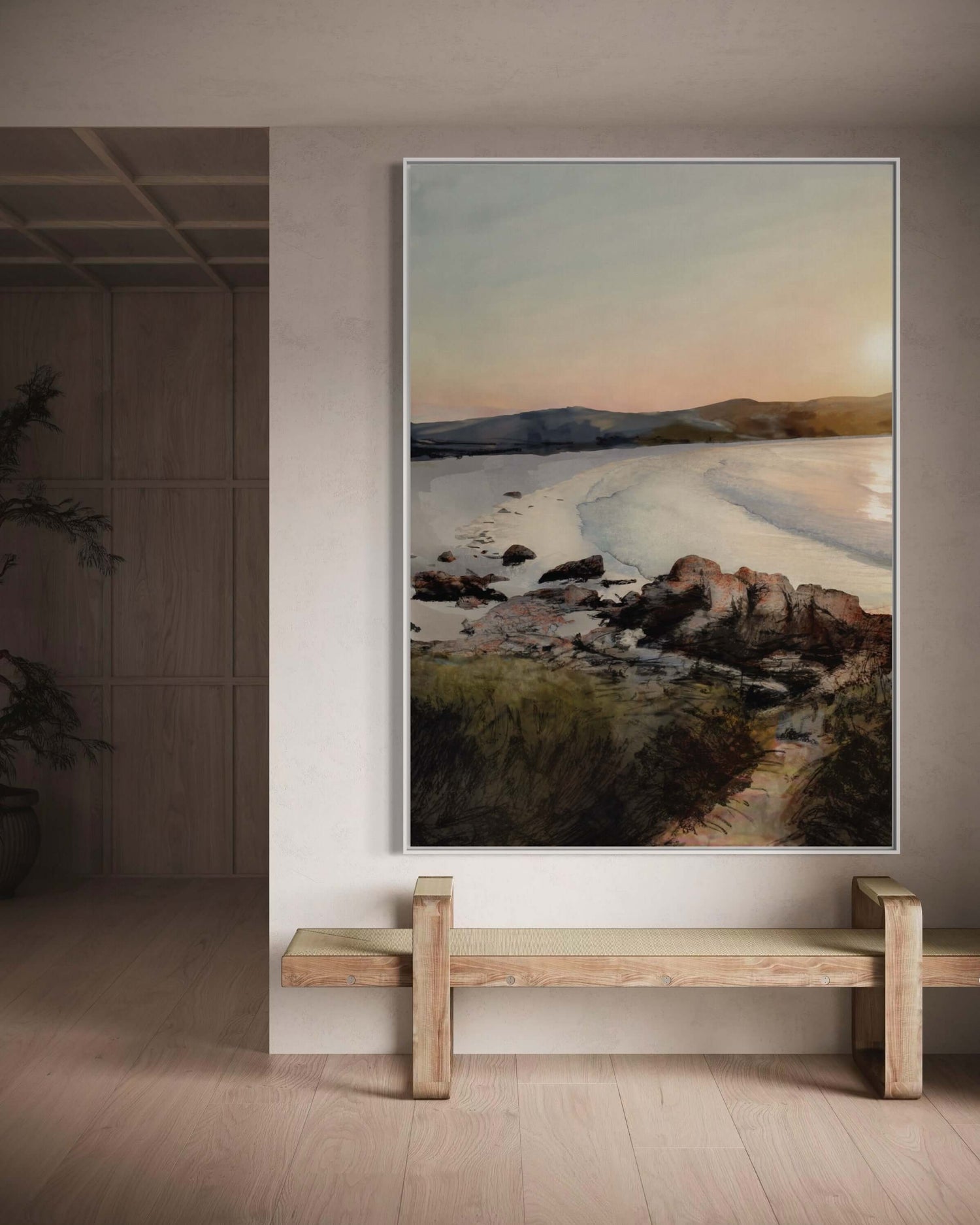 Binalong Bay Beach Lounge Wall Art