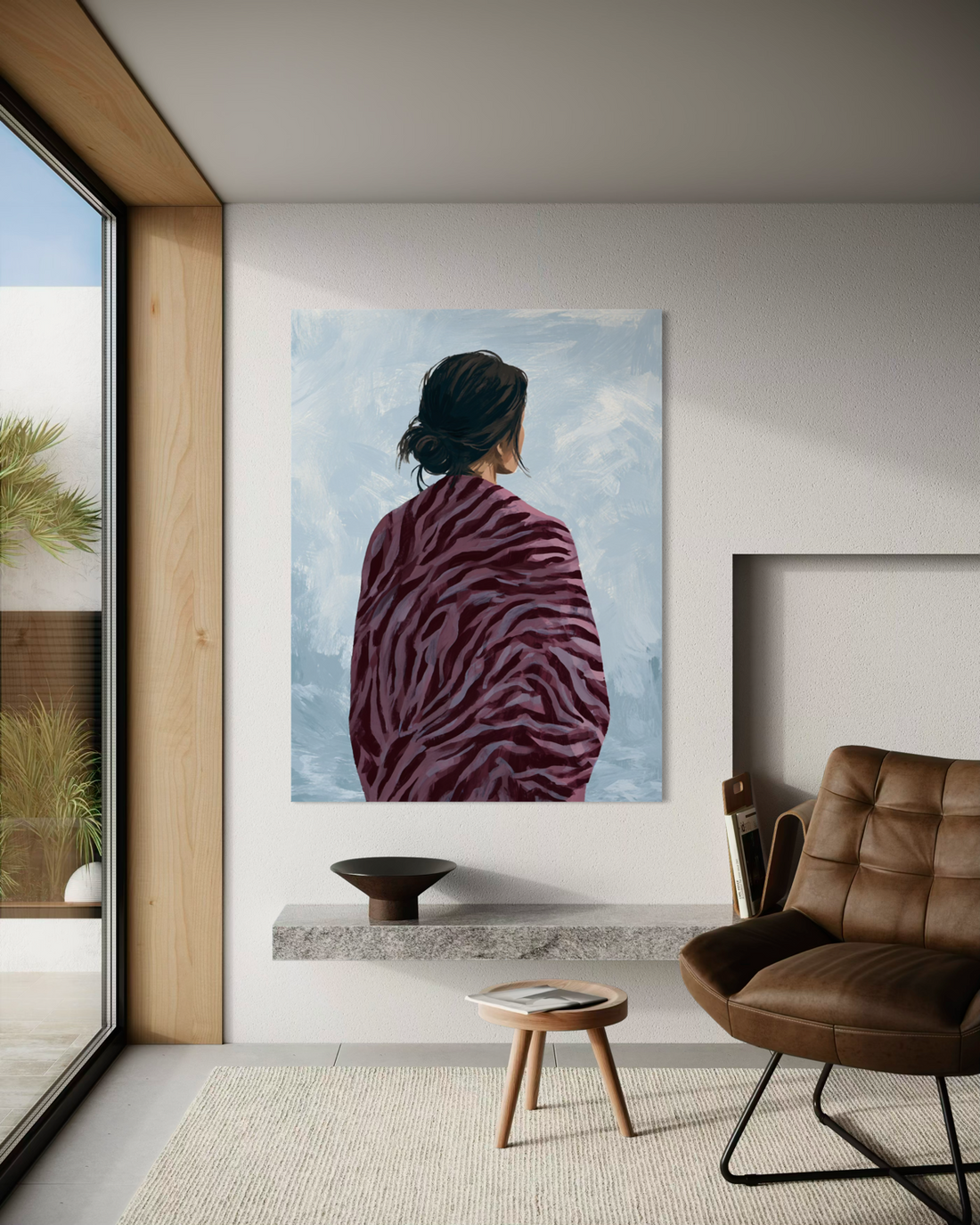 Woman in the Winter Shawl