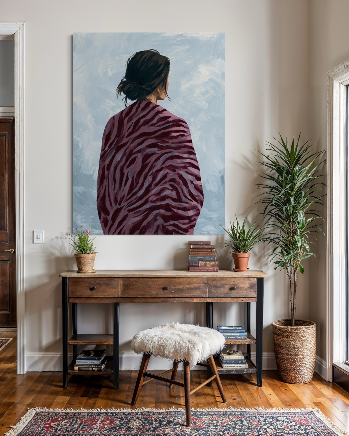 Woman in the Winter Shawl