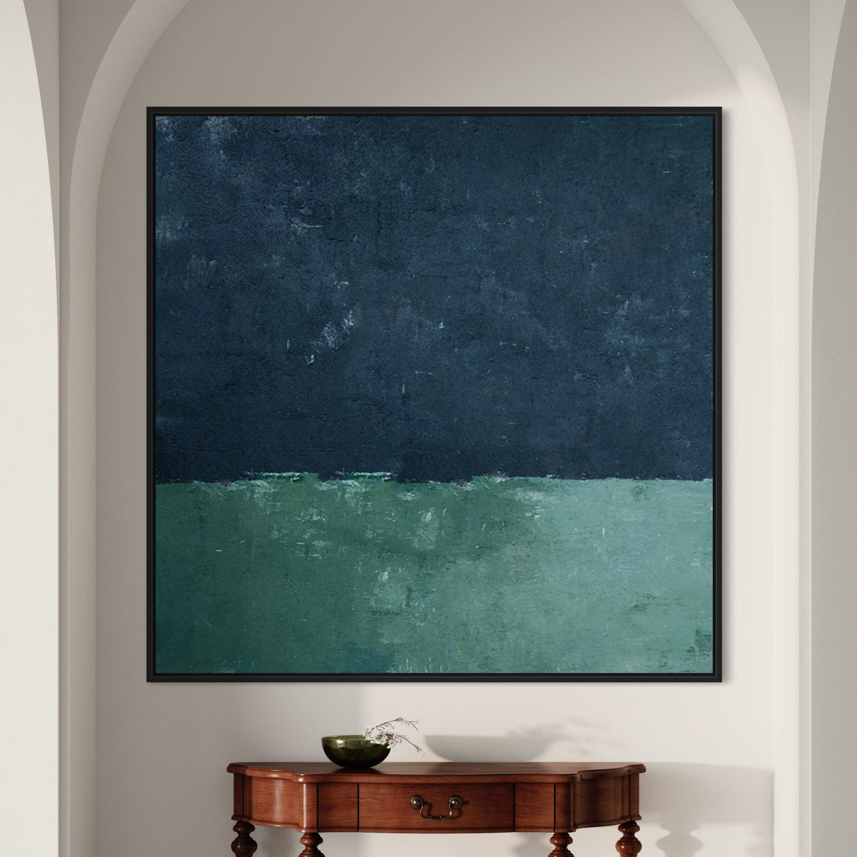 Emerald Enigma - Hand Painting