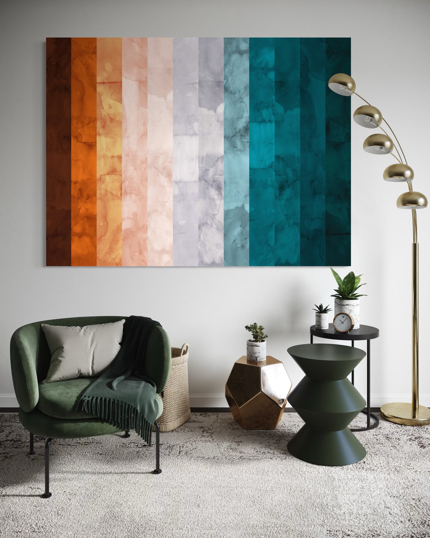 Abstract Landscape 2 Dining Room Wall Art