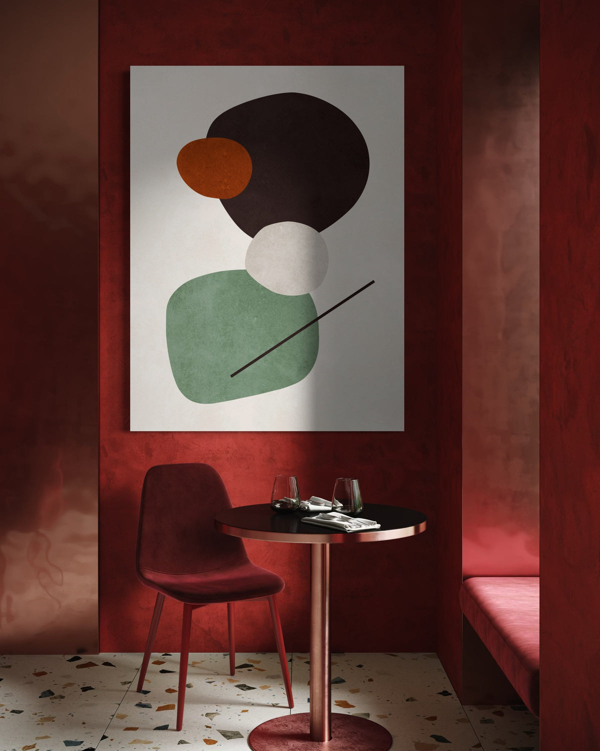 Abstract Shapes 1 - Hand Painting
