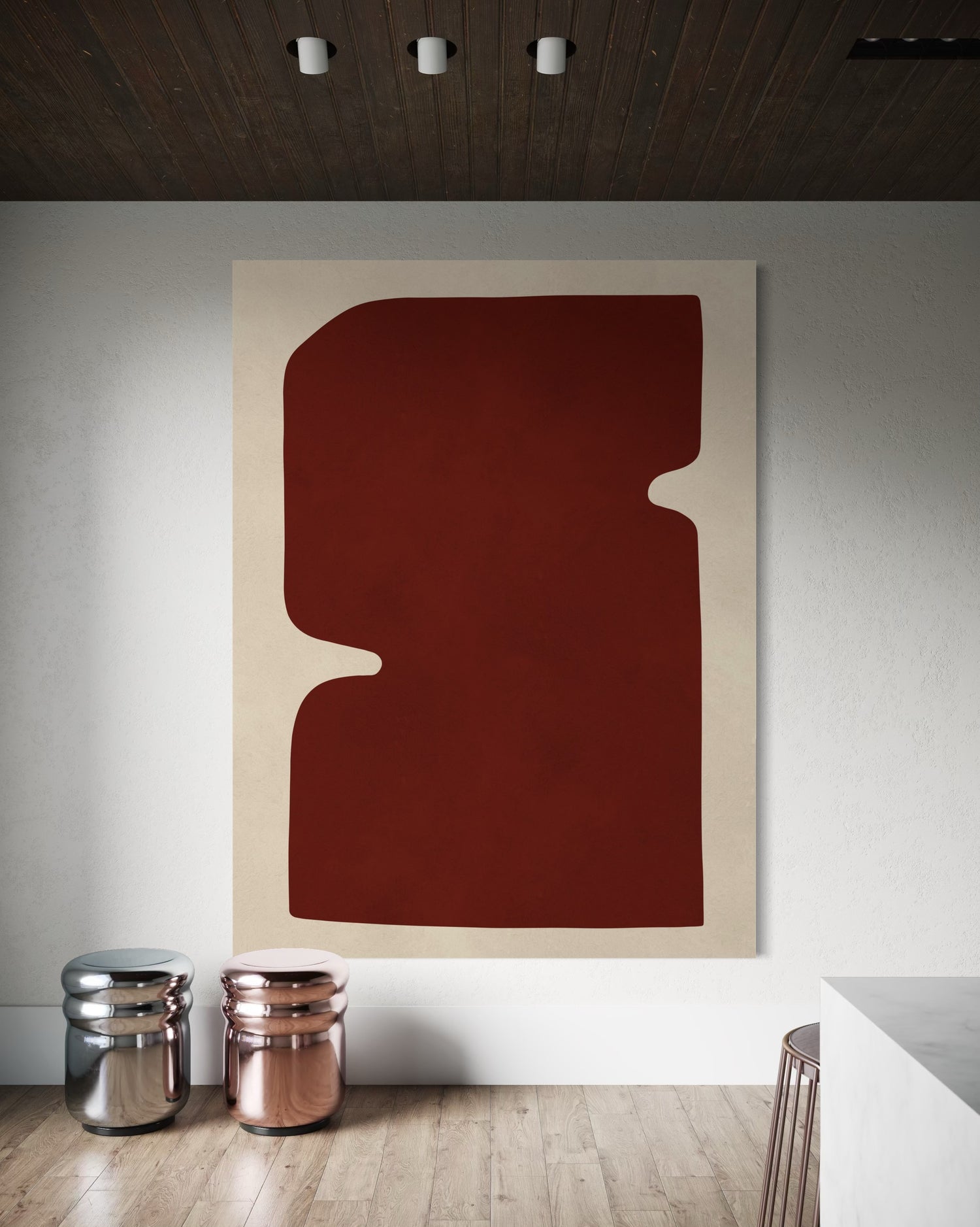 Carved Rock Wabi Sabi Wall Art