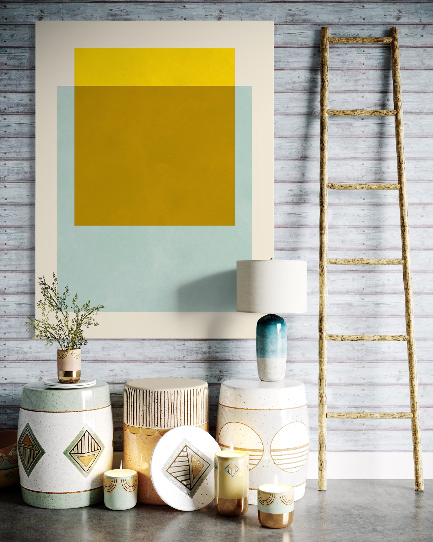 Conceptual Stains 4 Lounge Wall Art