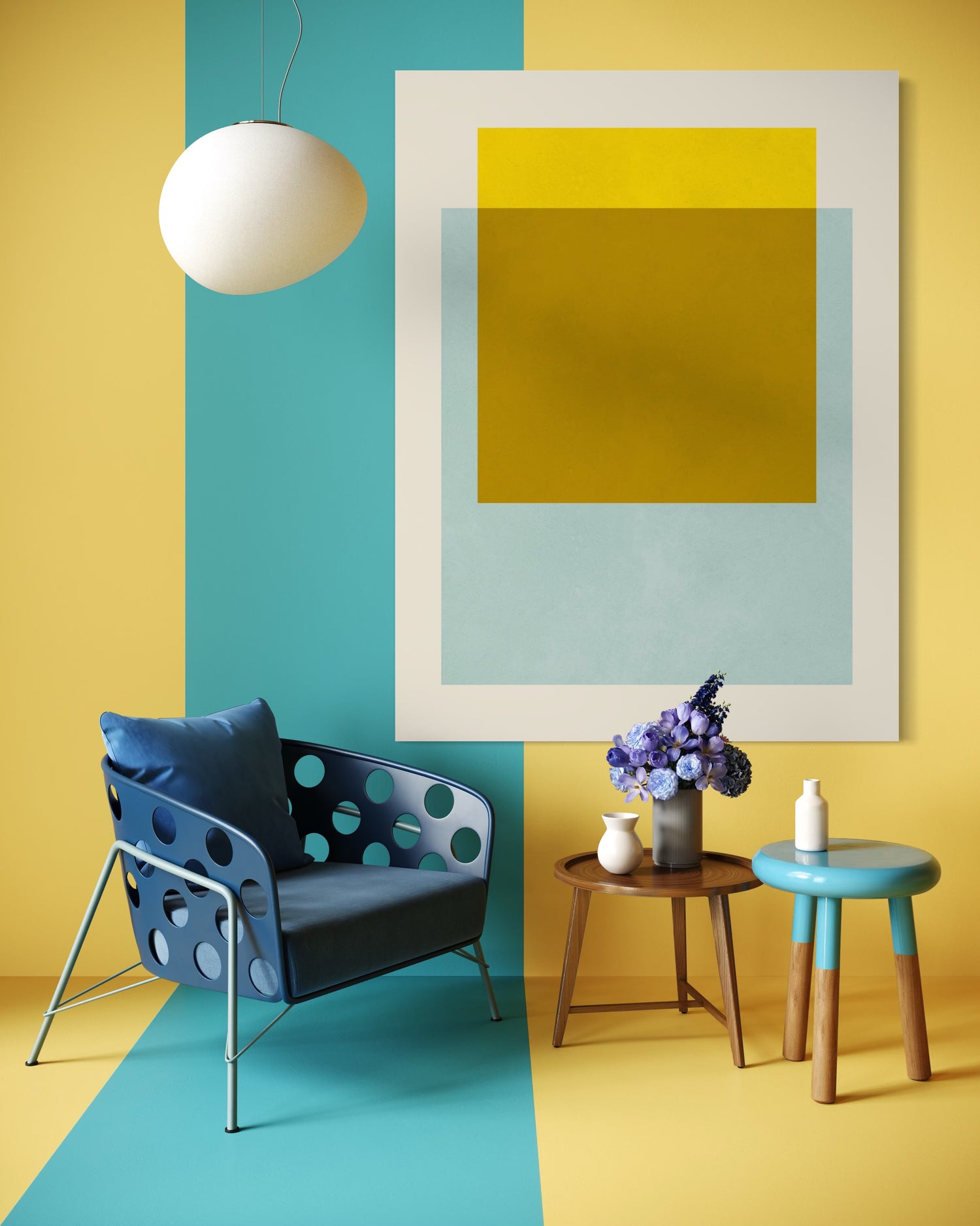 Conceptual Stains 4 Lounge Wall Art