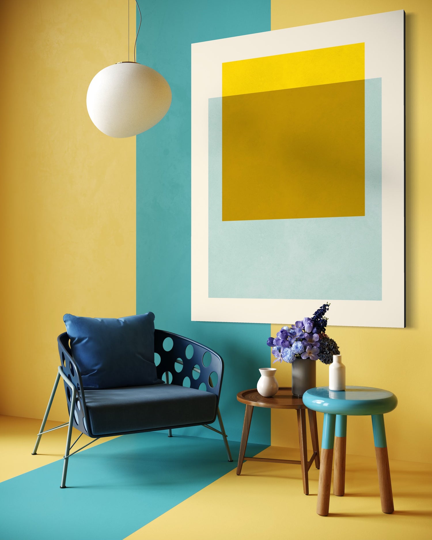 Conceptual Stains 4 Lounge Wall Art