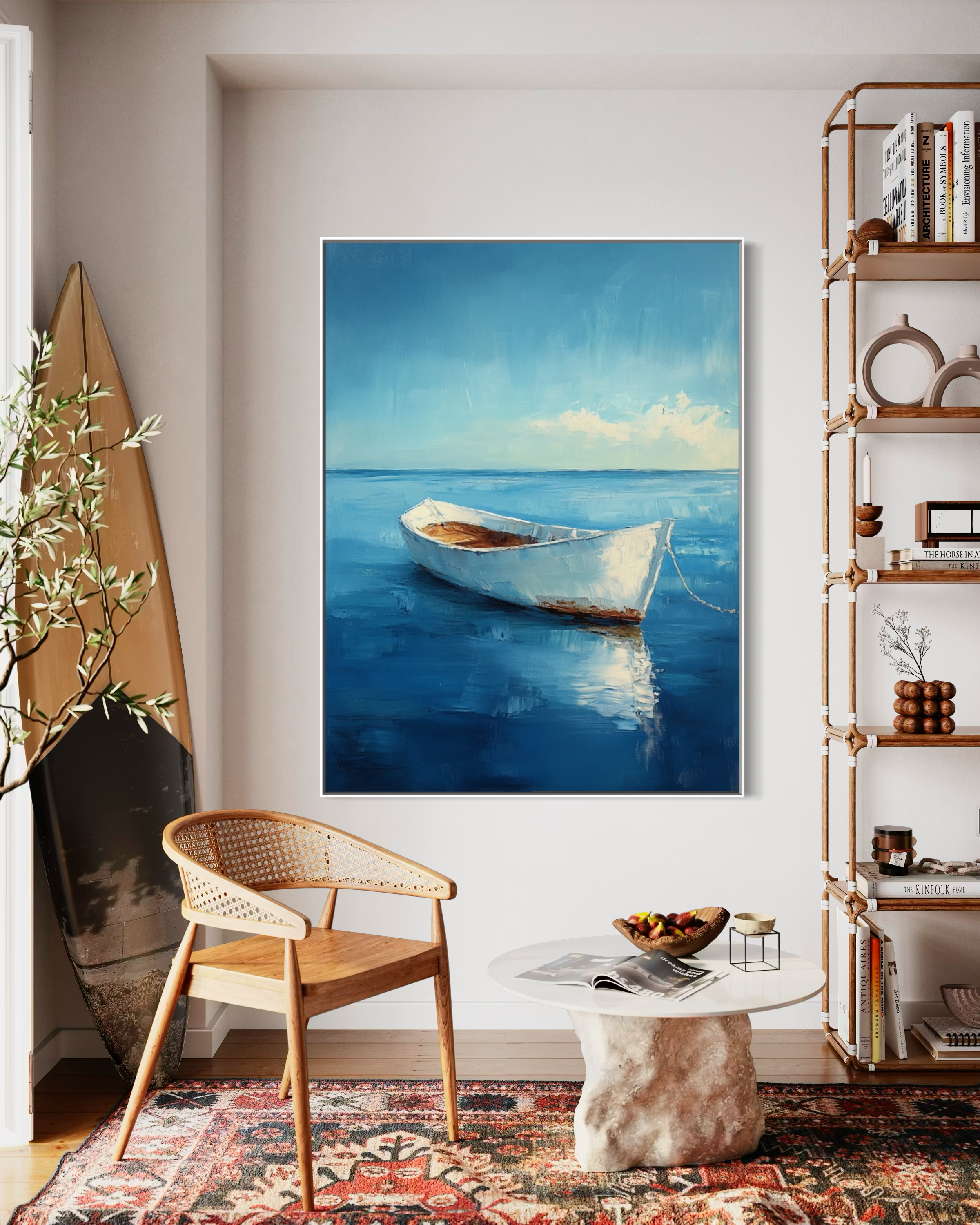 Boat on a Turquoise Morning