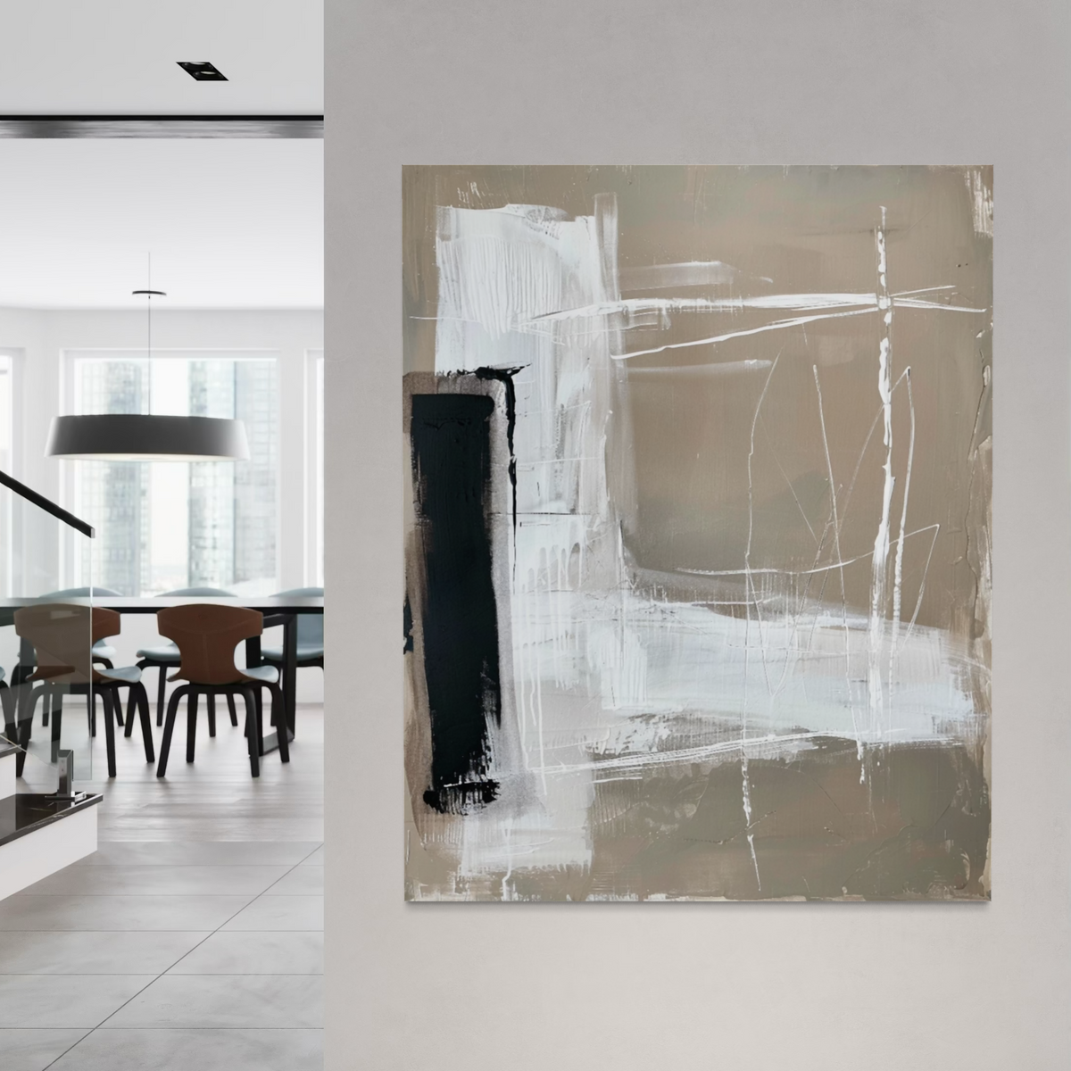 Quiet Structure - Hand Painting