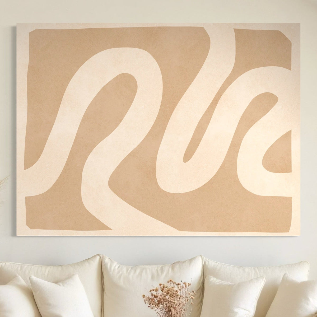 Curved Shapes 1 - Hand Painting