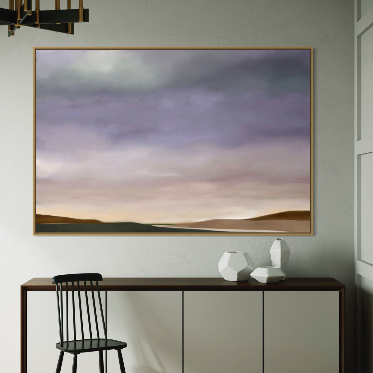 Purple Sky - Hand Painting