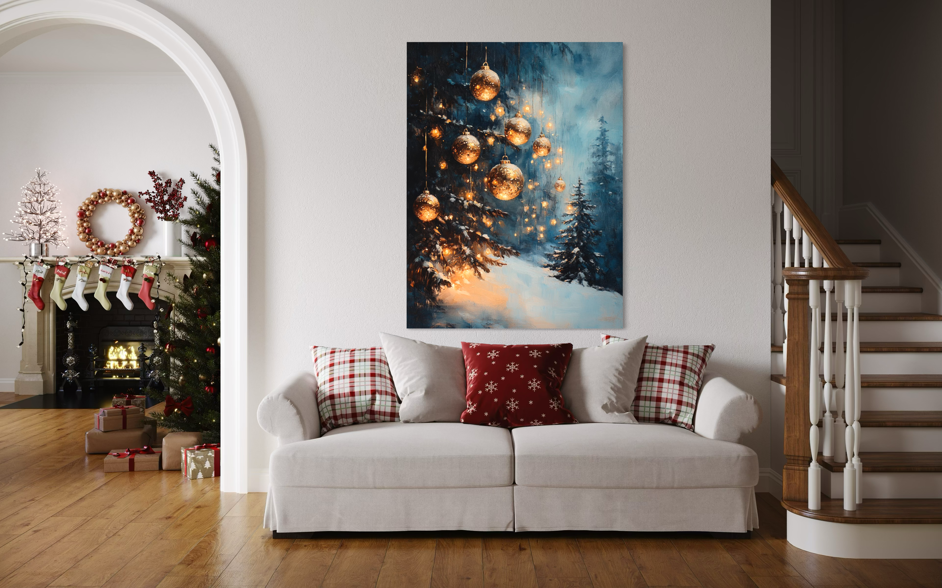 Winter Ornaments at Dusk