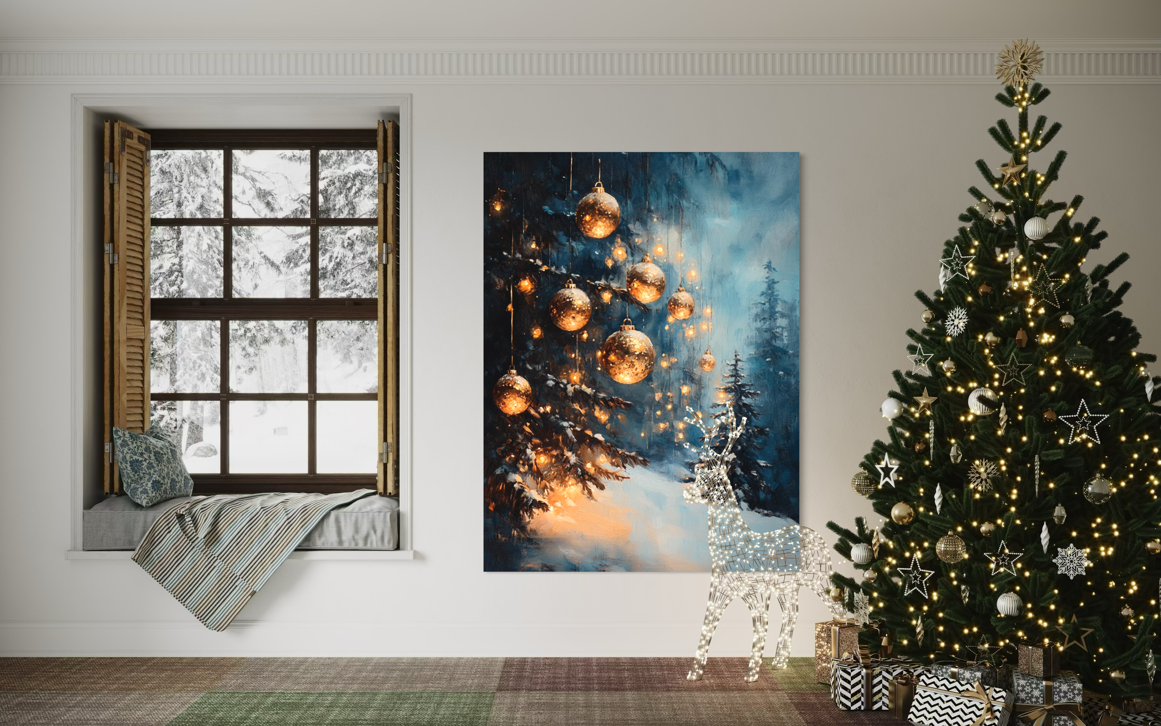 Winter Ornaments at Dusk