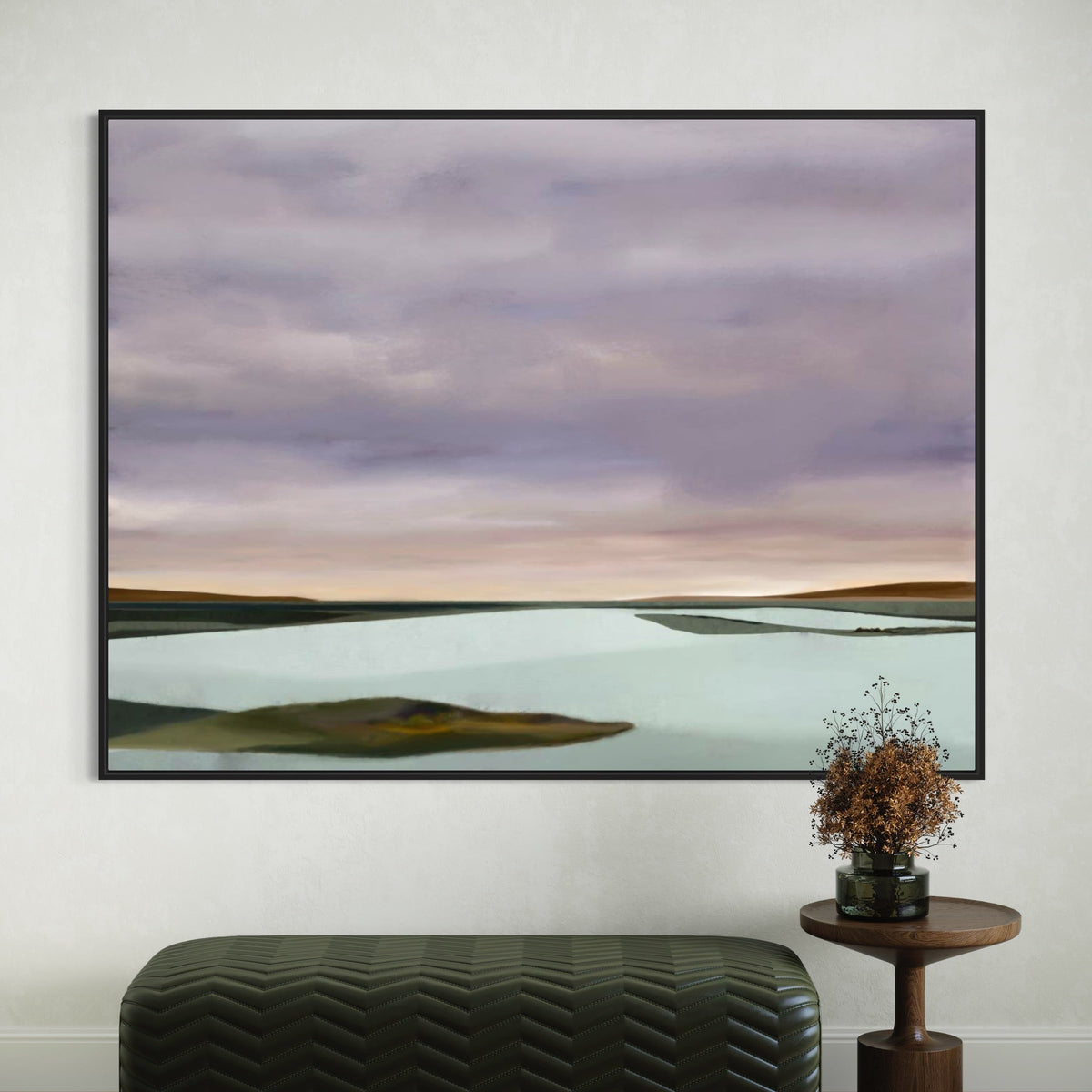 The Lake - Hand Painting