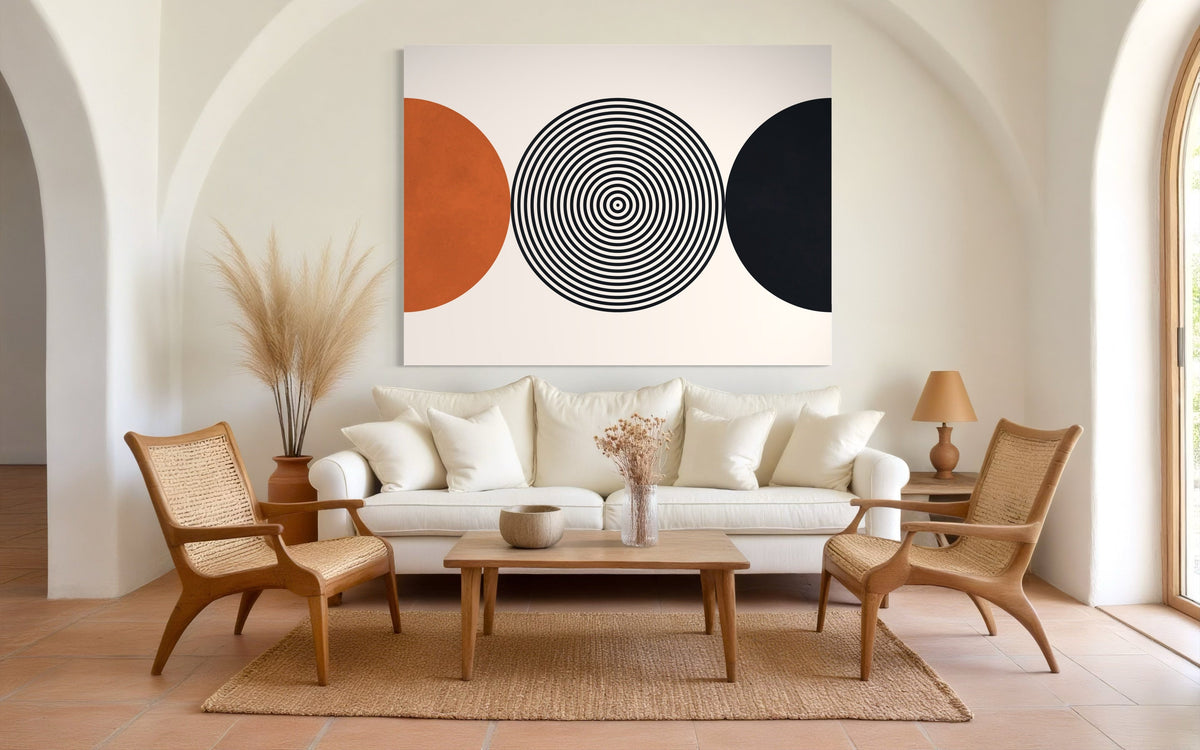 Lines and Circles 3 - Hand Painting