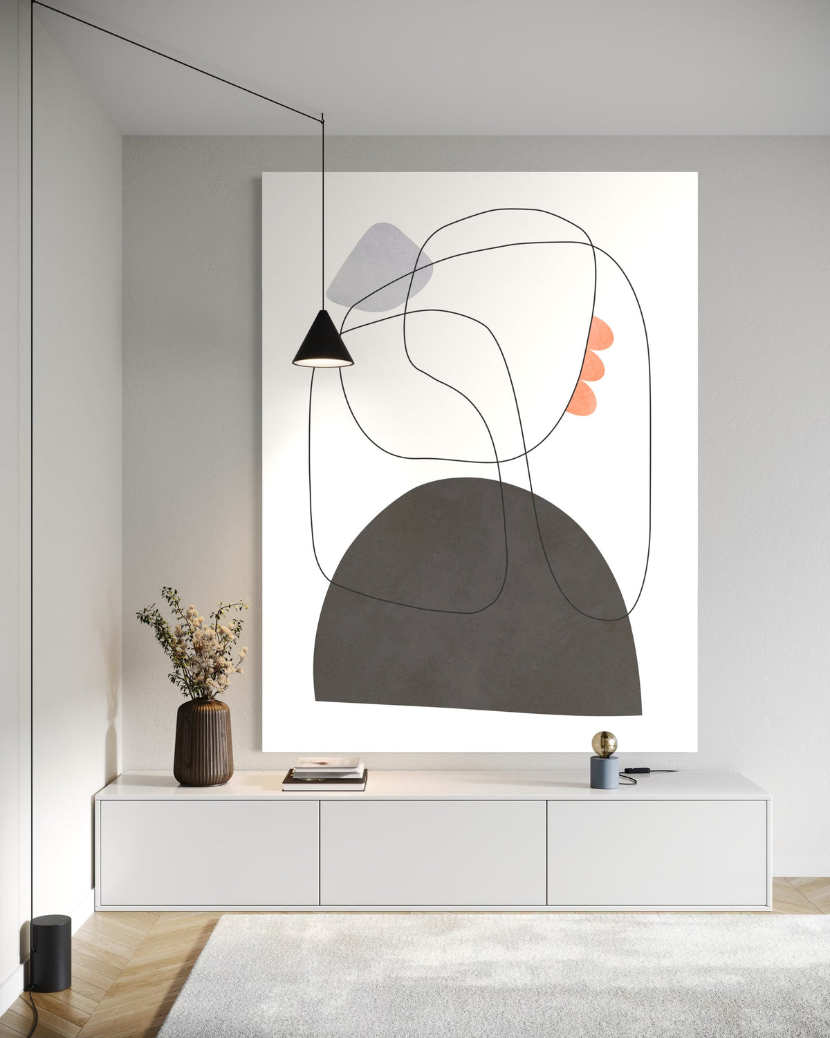 Lines and Shapes 1 - Hand Painting