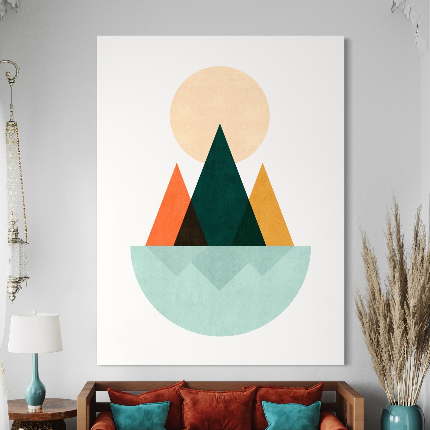 Minimalistische Landschaft