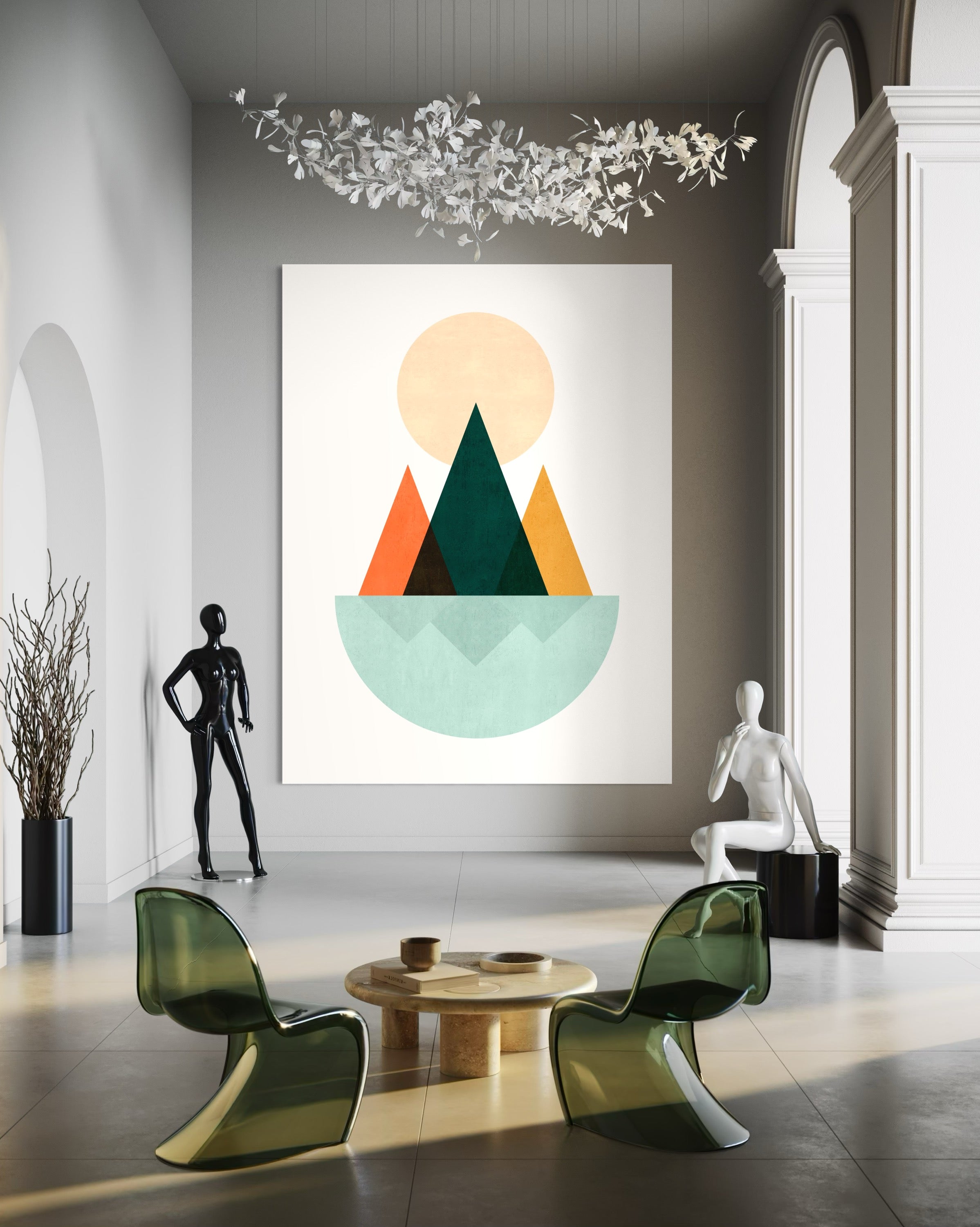 Minimalistische Landschaft