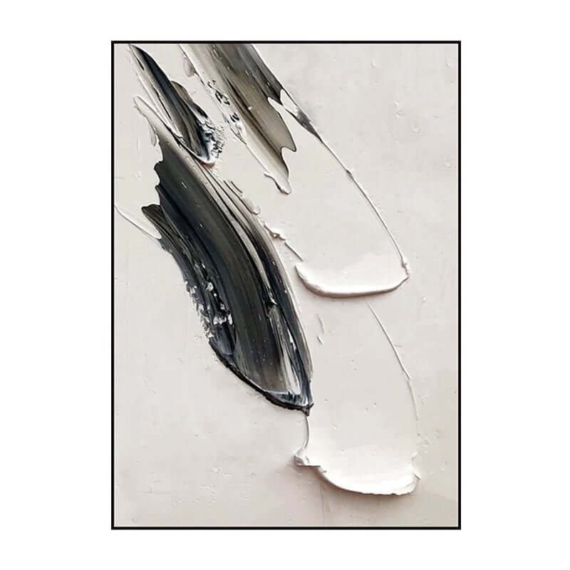 White Minimalism Texture - Hand Painting