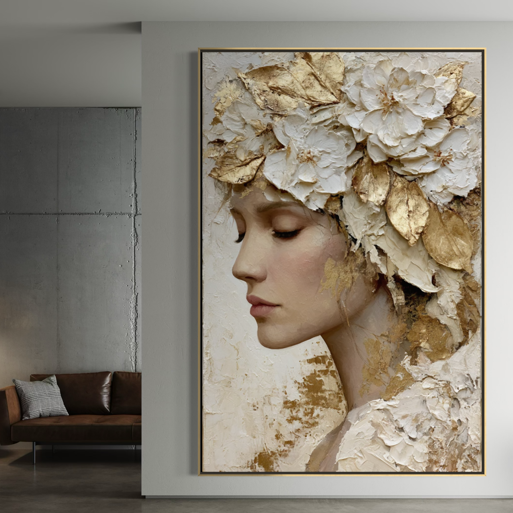 Floral Crown in Ivory