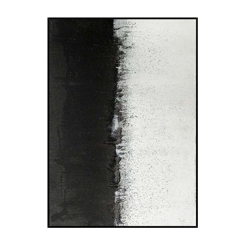 Black White Balance Texture Lounge Wall Art