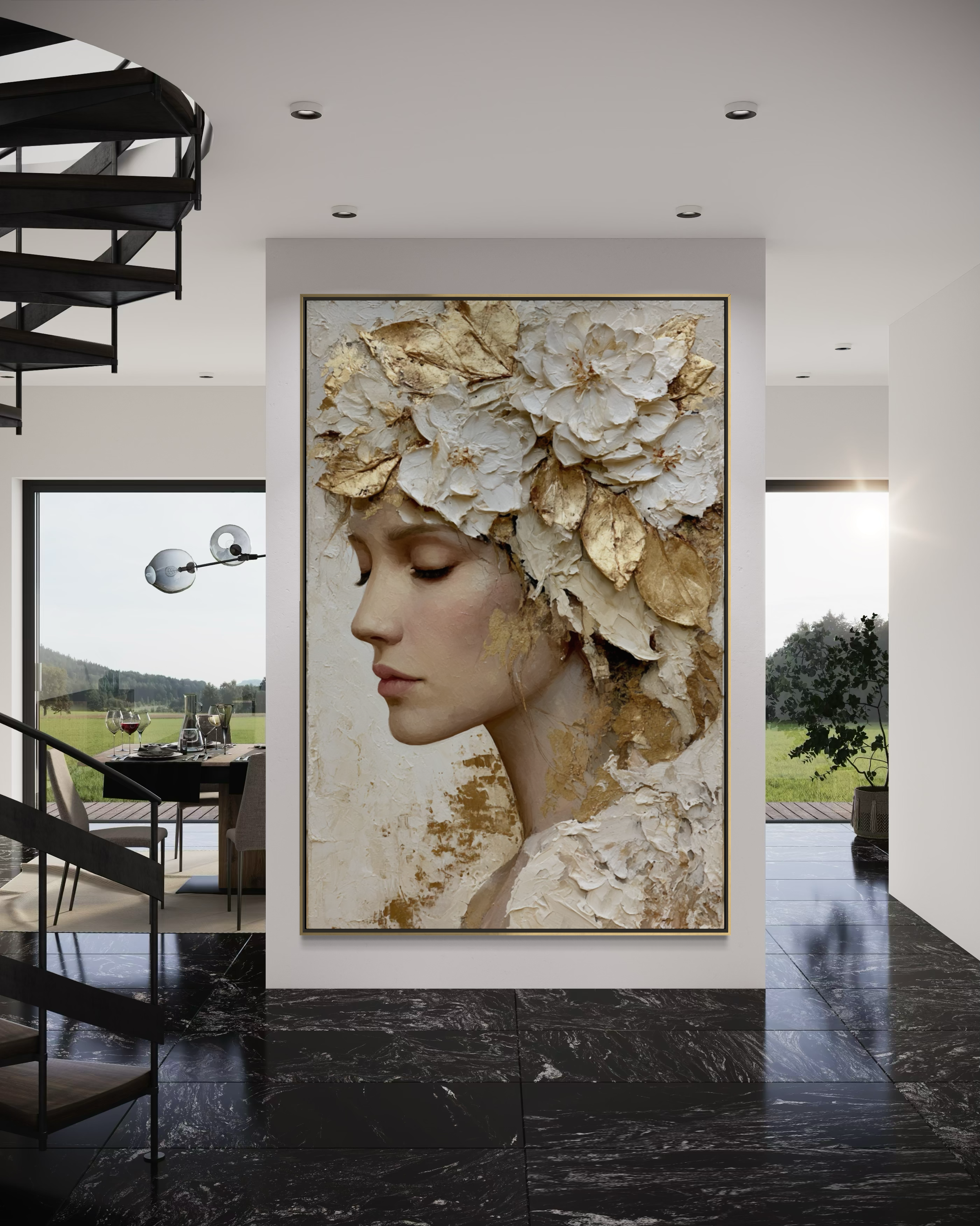 Floral Crown in Ivory