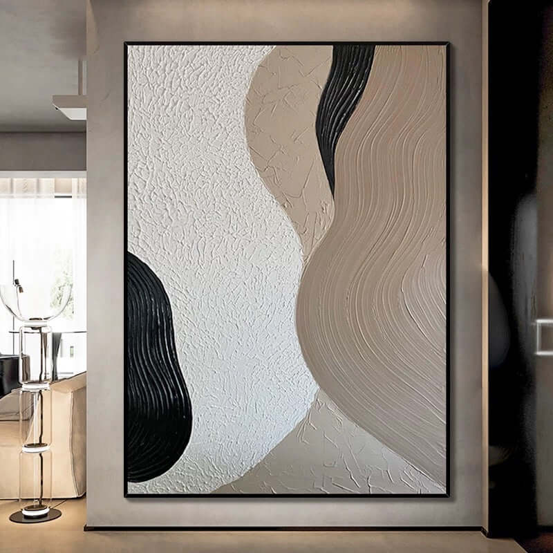 Zen Style Textured Art 2 - Hand Painting