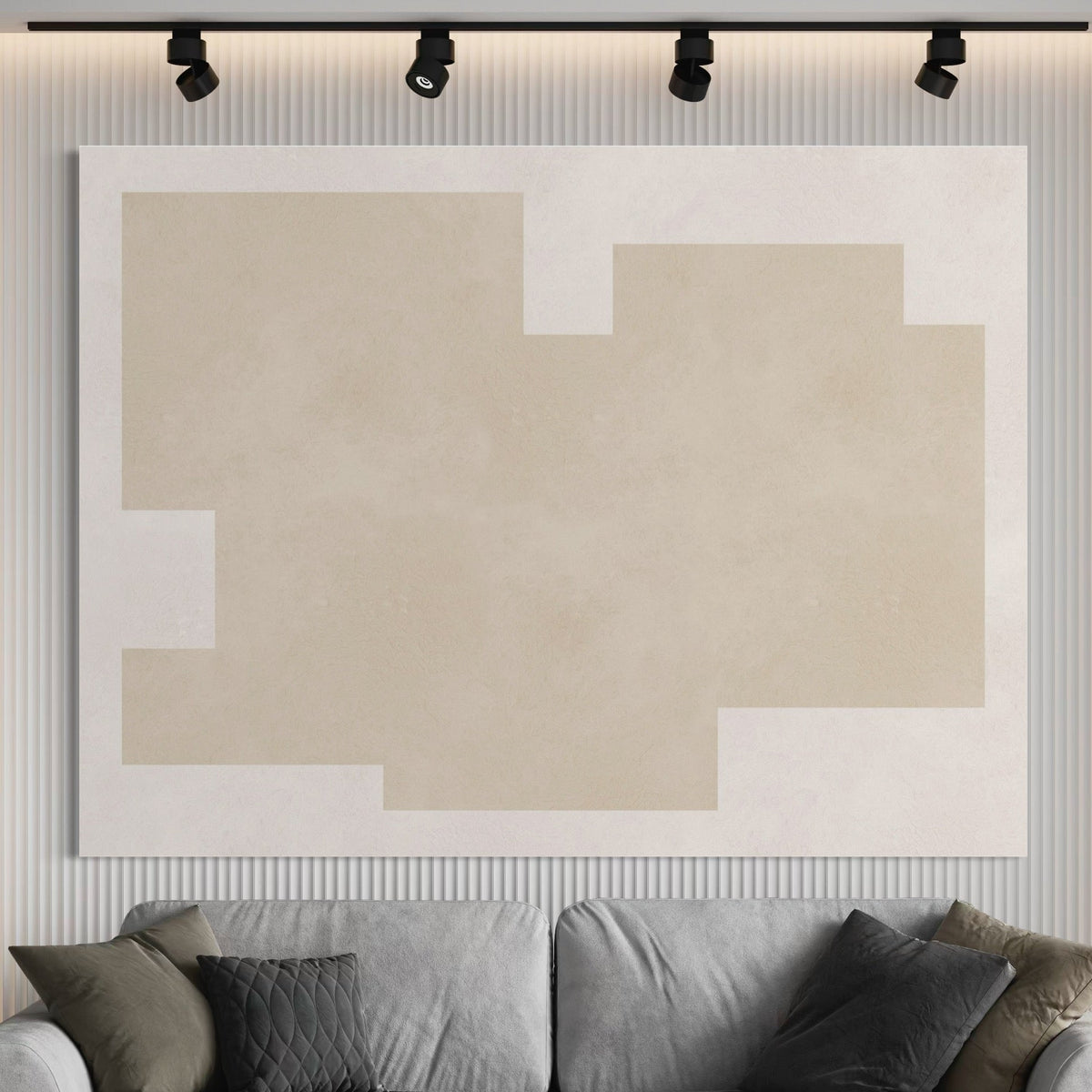 Rectangular Composition 2 - Hand Painting