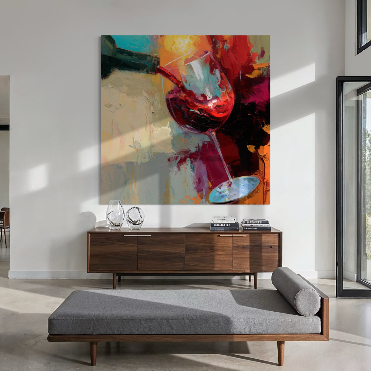 Expressive Wine Still Life