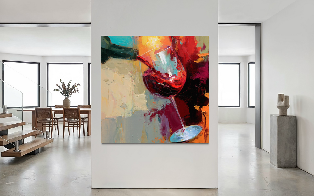 Expressive Wine Still Life