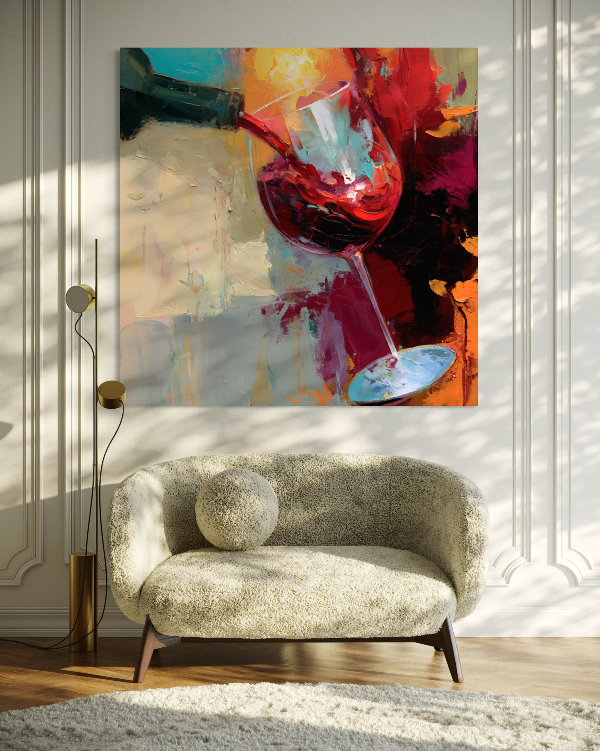 Expressive Wine Still Life