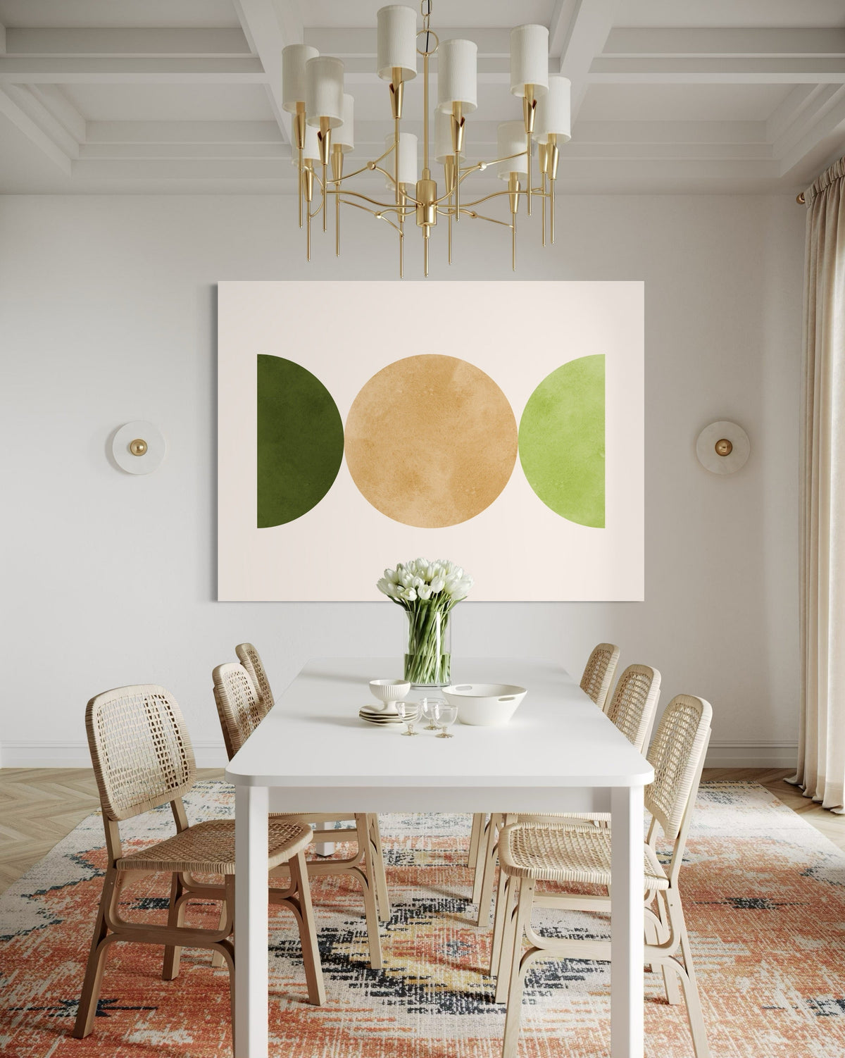 Watercolor Circles - Hand Painting