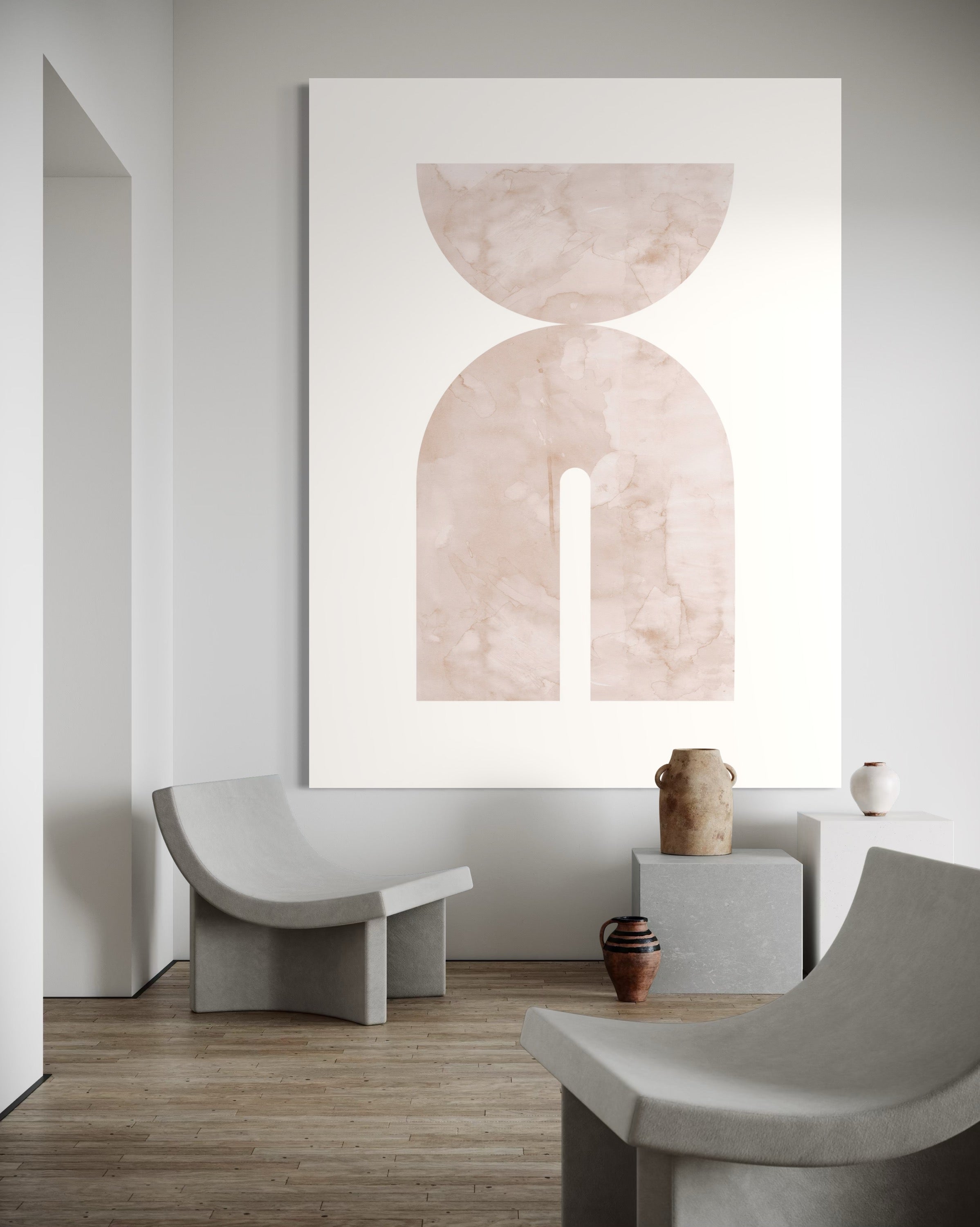Watercolor Geometry 1