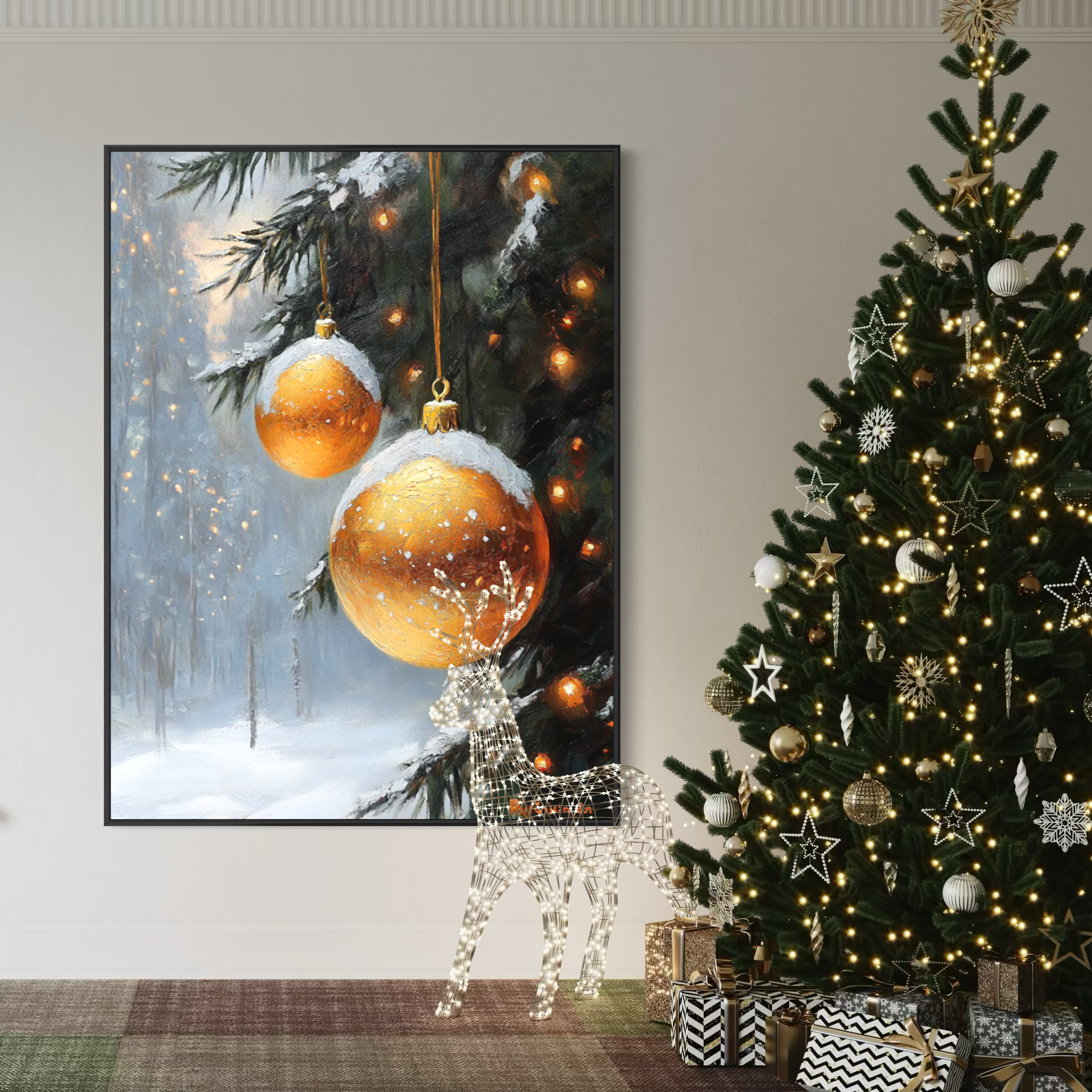 Christmas Glow in the Pines