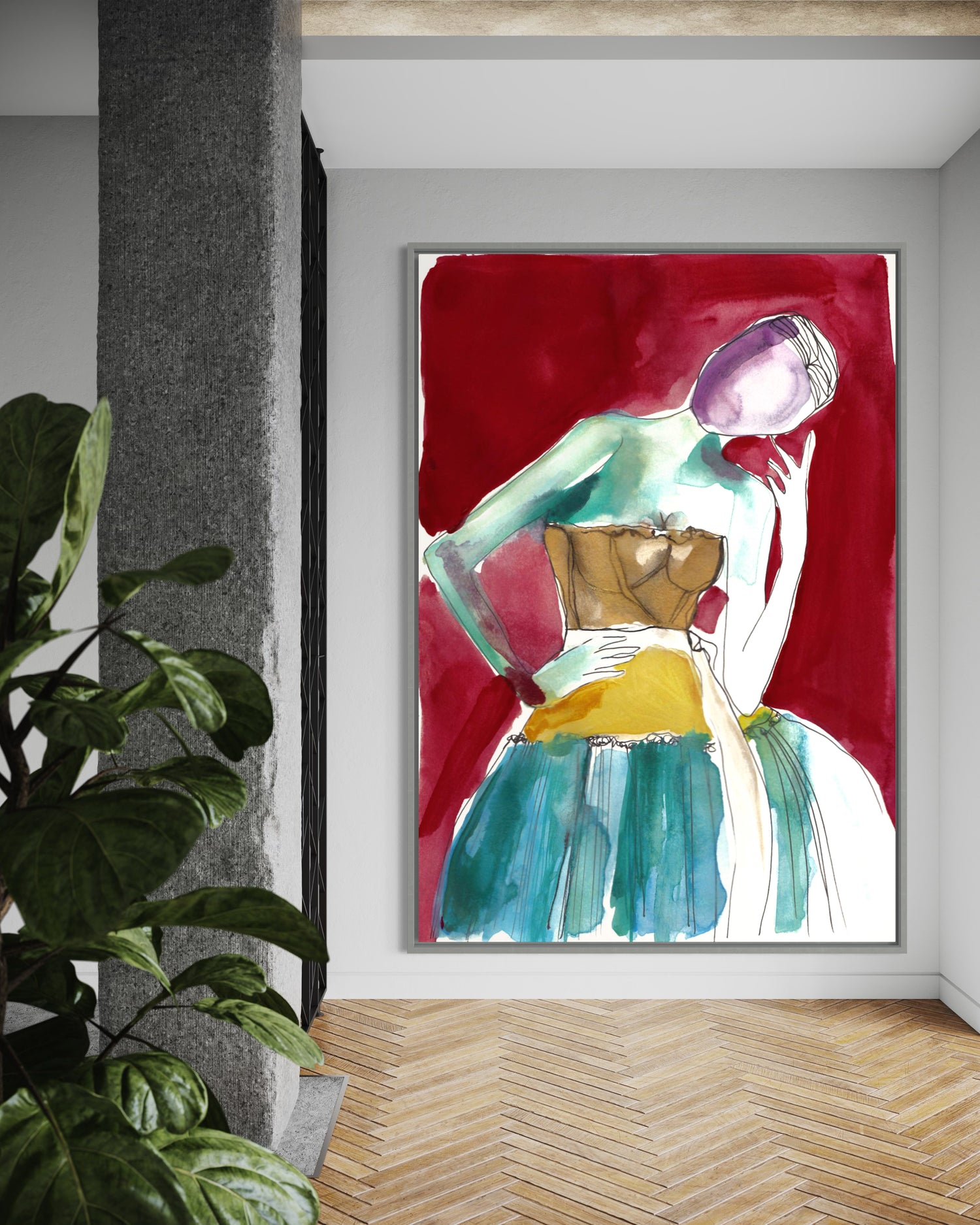 Mighty Aphrodite Staircase Wall Art