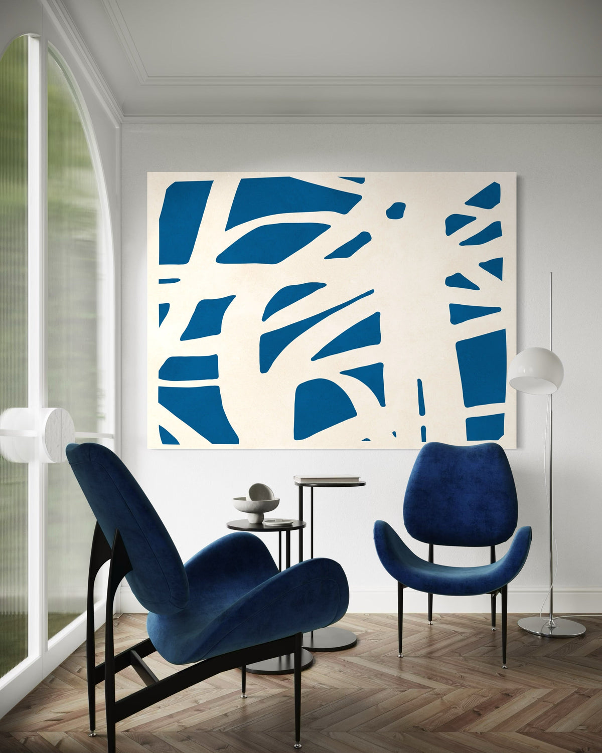 White Lines 1 - Hand Painting