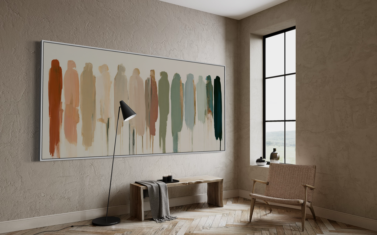 Panoramic Abstract Figures