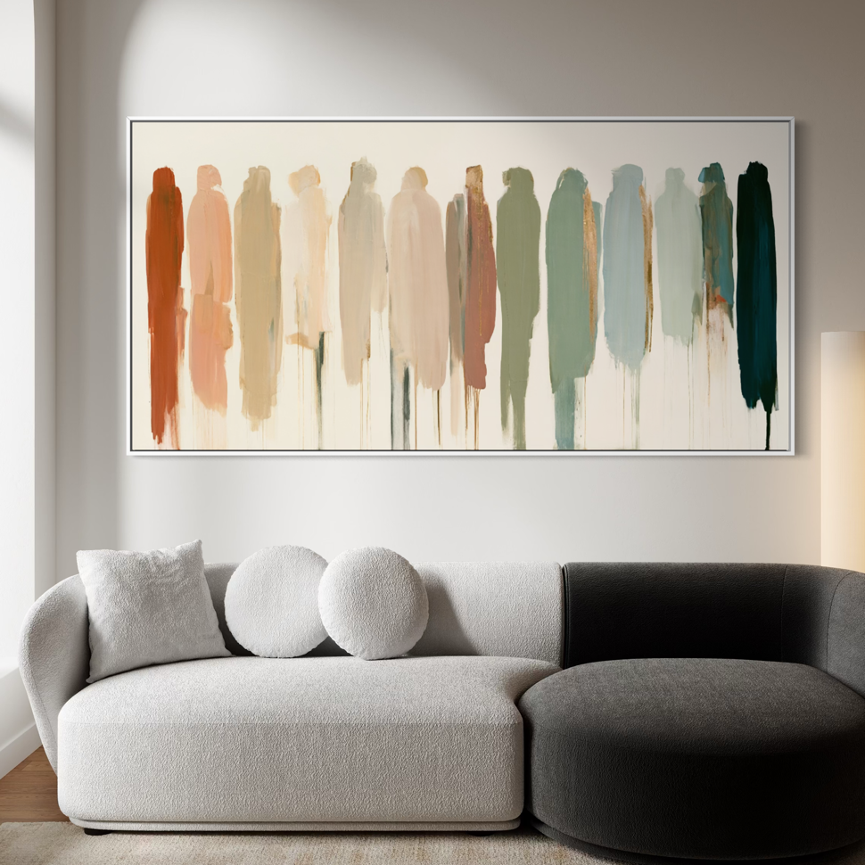 Panoramic Abstract Figures